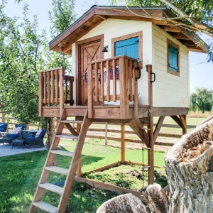 Custom outdoor playhouse